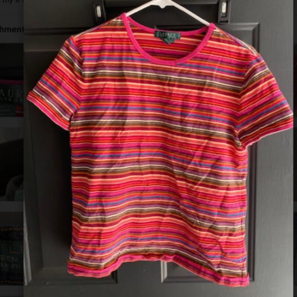 Stripped Ralph Lauren T-shirt